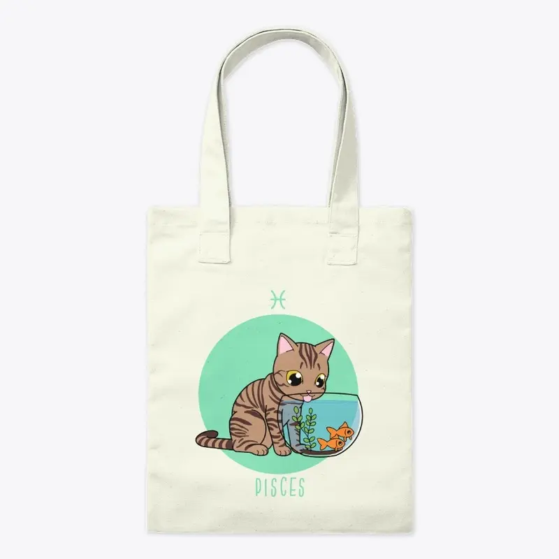 Zodiac Cat - Pisces (Bags)