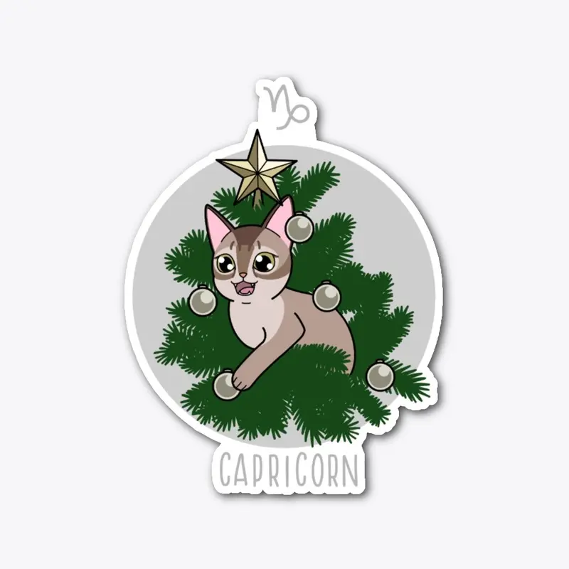 Zodiac Cat - Capricorn (Stationery)