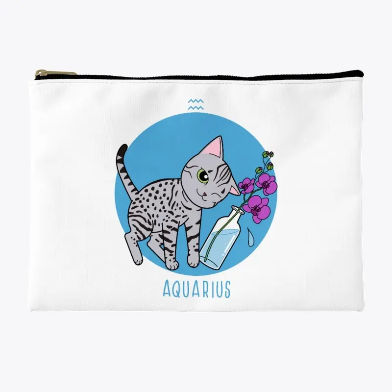 Zodiac Cat - Aquarius (Bags)