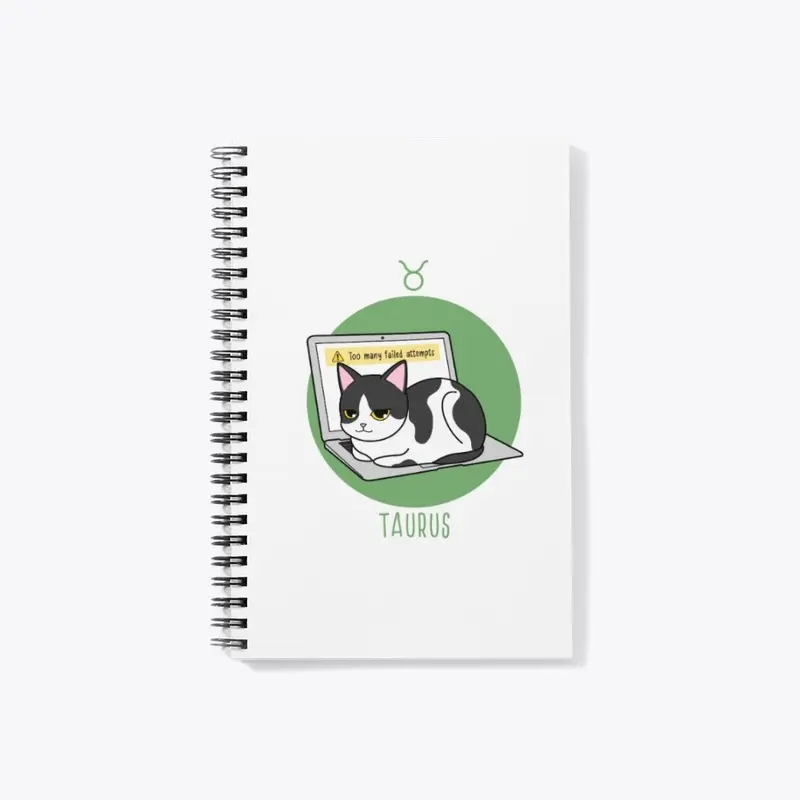 Zodiac Cat - Taurus (Stationery)