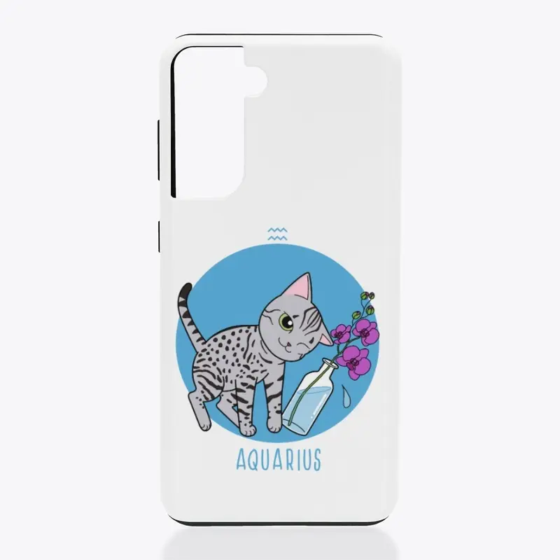 Zodiac Cat - Aquarius (Stationery)