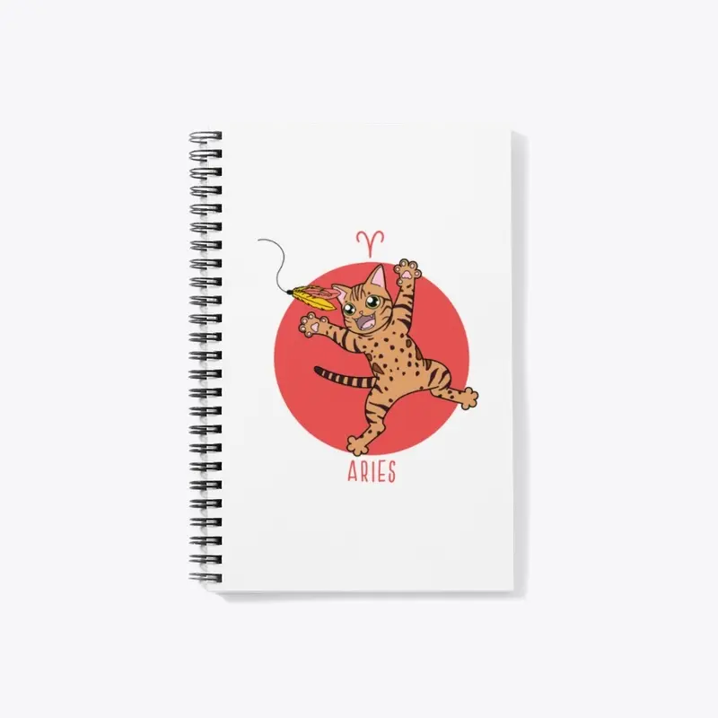 Zodiac Cat - Aries (Stationery)