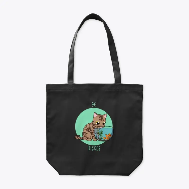 Zodiac Cat - Pisces (Bags)