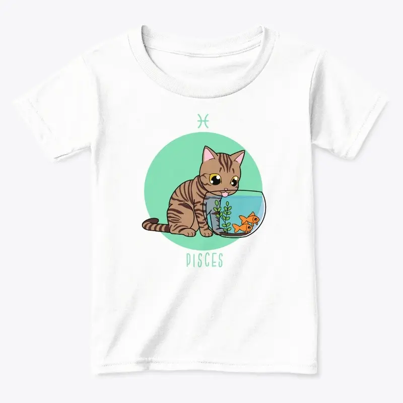 Zodiac Cat - Pisces (Kids and Babies)