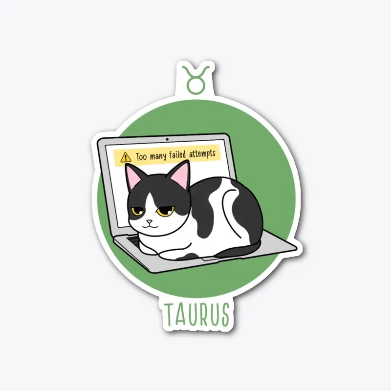 Zodiac Cat - Taurus (Stationery)