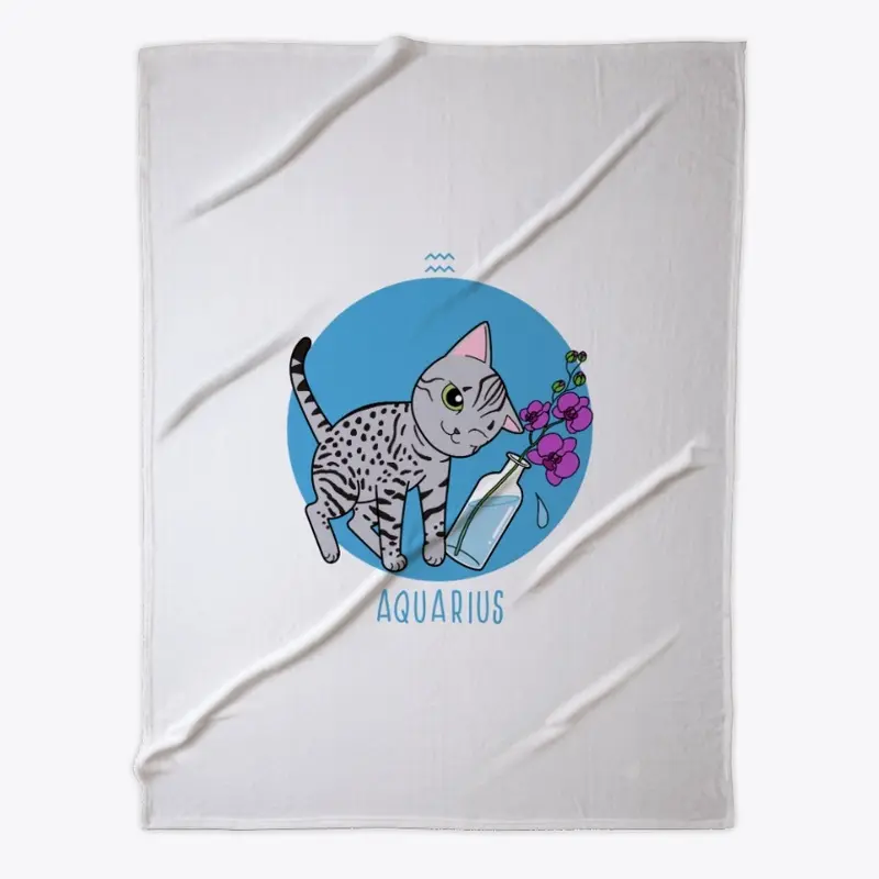 Zodiac Cat - Aquarius (Homeware)