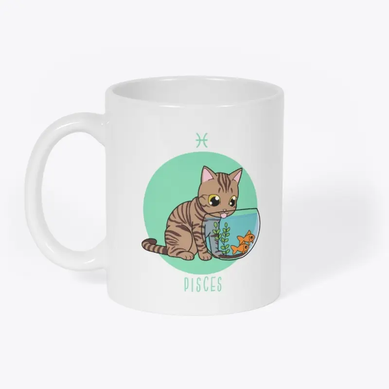 Zodiac Cat - Pisces (Homeware)