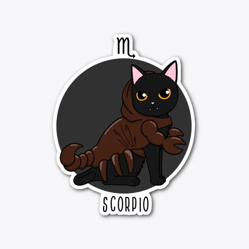 Zodiac Cat - Scorpio (Stationery)