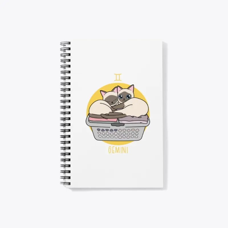 Zodiac Cat - Gemini (Stationery)